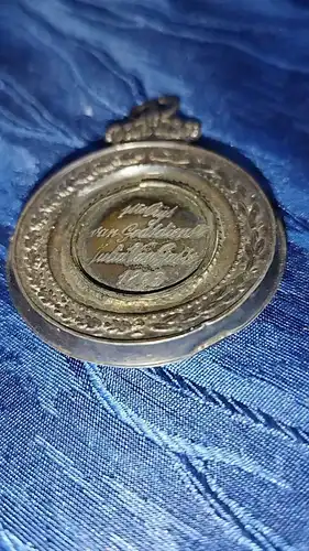 F981/  Tragbare Medaille Silberblech 1893