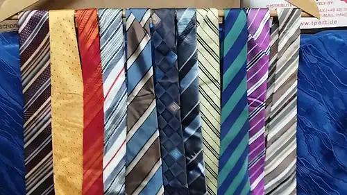 F956/ 11x Krawatten  diverse Farben
