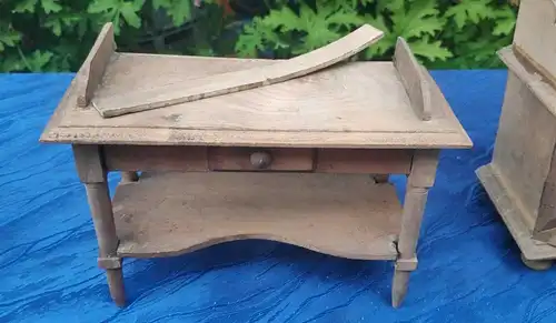 F912/ Puppenstubenmöbel Gründerzeit Dachbodenfund etwas beschädigt 