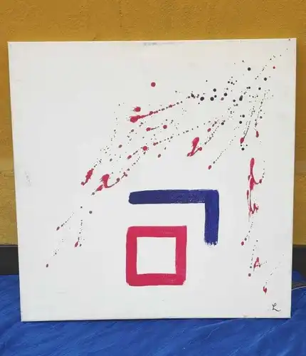  Abstrakte Malerei Kunst Acryl  Gemälde Postmoderne Purismus Peter Henri Berlin 