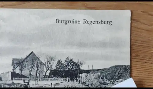 E805/ Ansichtskarte Blankenburg im Harz Burg/Burgruine Regenstein ( Regensburg)