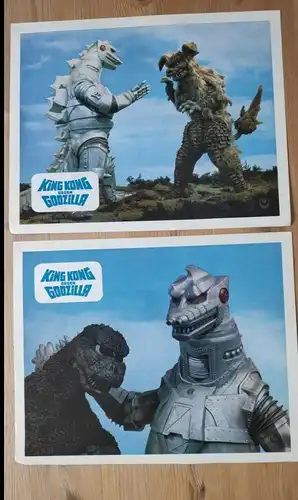 King Kong gegen Godzilla  2 Aushangfotos Jun Fukuda / Japan