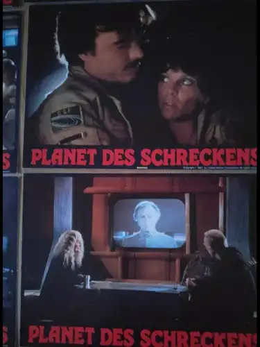 Planet des Schreckens 8 Aushangfotos Robert Englund, Galaxy of Terror