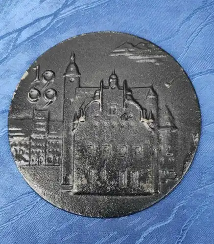 F807/Metall Plakette GIF Weißenstadt Medaille 1969 Bergmann Bergbau