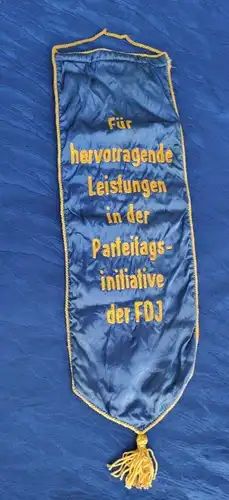 F764/  Wimpel für hervorragende Leistungen in der Parteitagsinitiative der FDJ