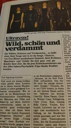 F431/ Sounds Musik Magazin 7/77 Peter Gabriel Tom Petty Eno 