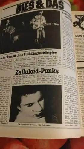 F431/ Sounds Musik Magazin 9/77 Greatful Dead David Blue Television