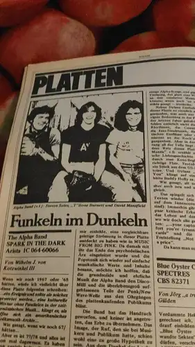 F431/ Sounds Musik Magazin 1/78 Patti Smith Achim Reichel Van der Graaf