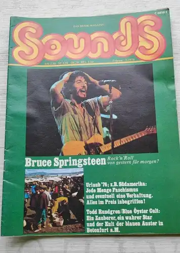 F431/ Sounds Musik Magazin 2/76 Bruce Springsteen