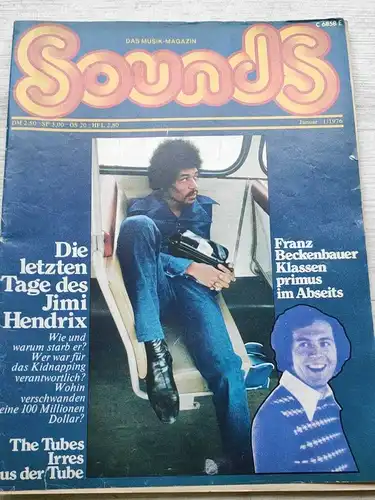 F431/ Sounds Musik Magazin 1/76 Jimi Hendrix