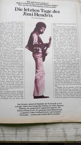 F431/ Sounds Musik Magazin 1/76 Jimi Hendrix