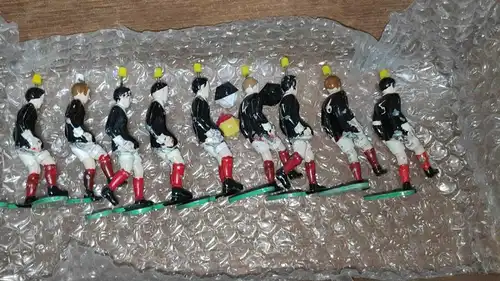 F620/ 39 alte TIPP-KICK Fussballer Metall Figuren  Kicker 50er Jahre 