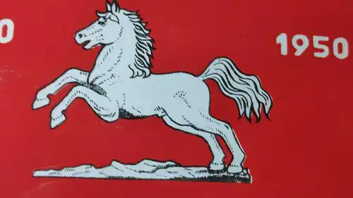 F530/ 200 Jahre Landschaftliche Brandkasse Hannover Emailschild 17,5 x13 cm 