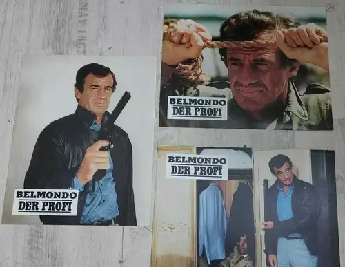 Der Profi 3 original Aushangfotos Jean-Paul Belmondo