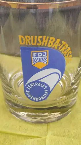 E880/ Glas DDR Zentrales Jugendobjekt Drushba Trasse