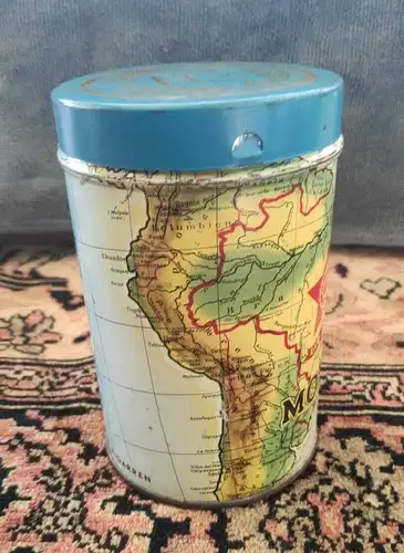 F497/ Vintage Blechdose - Neuhaus Montan Union Brasil - alte Zigarren Blech Dose