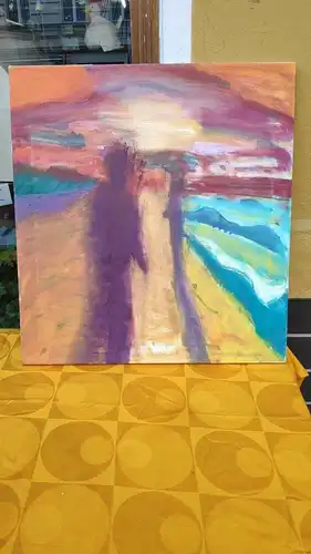 Ölbild/ Acrylbild Ryszard Kozlowski Berliner Kunstausstellung