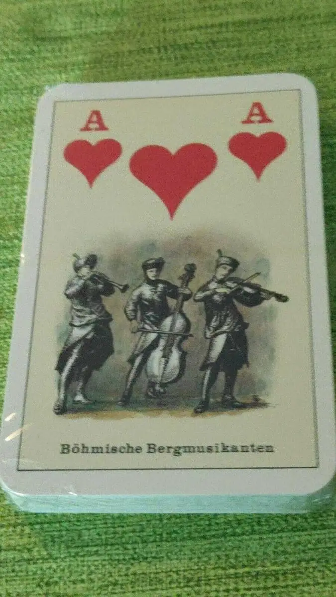 K27/ Kartenspiele SAARBERG Böhmische Bergmusikanten, Skat, eingeschweißt  Nr. 115004885550 - oldthing: Werkzeuge alter Berufe