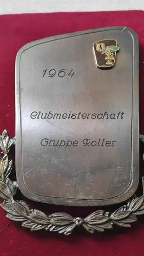 F464/ ADAC Plakette Vespa CLUB Berlin 1964 Clubmeisterschaften