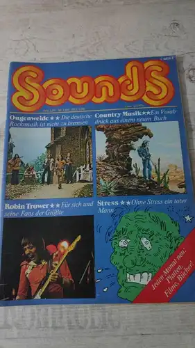 F431/ Sounds Musik Magazin 06/76 Ougenweide Robin Trower Country 