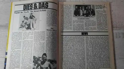 F431/ Sounds Musik Magazin 06/76 Ougenweide Robin Trower Country 