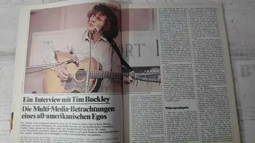 F431/ Sounds Musik Magazin 08/75 Reggae Tim Buckley John Lennon