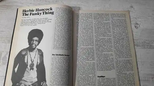 F431/ Sounds Musik Magazin 01/75 Jethro Tüll Amon Düül Herbie Hancock Black Oak