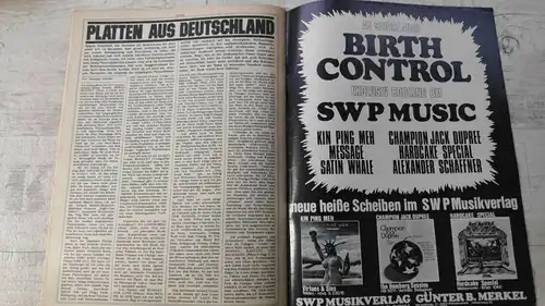 F431/ Sounds Musik Magazin 01/75 Jethro Tüll Amon Düül Herbie Hancock Black Oak 