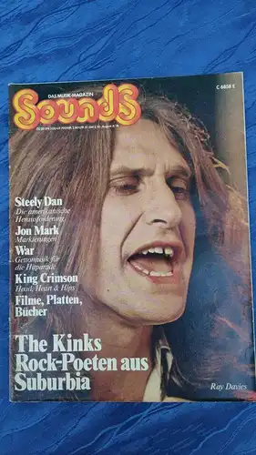 F431/ Sounds Musik Magazin 08/74 The Kinks Steely Dan War