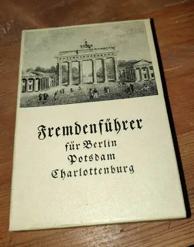 F355b/ Midibuch - Fremdenführer für Berlin Potsdam Charlottenburg, im Schuber