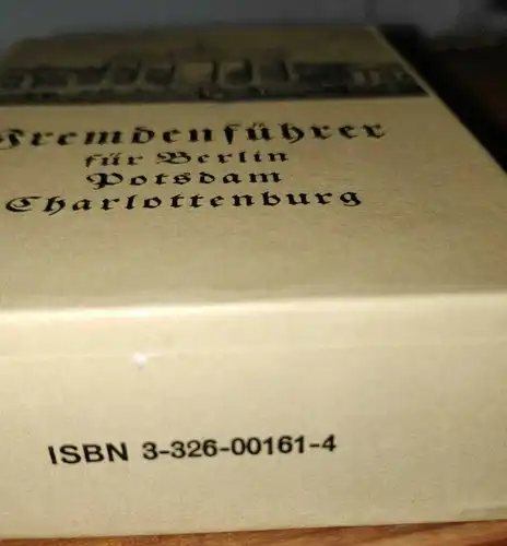 F355b/ Midibuch - Fremdenführer für Berlin Potsdam Charlottenburg, im Schuber