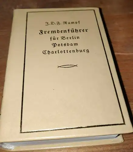 F355b/ Midibuch - Fremdenführer für Berlin Potsdam Charlottenburg, im Schuber