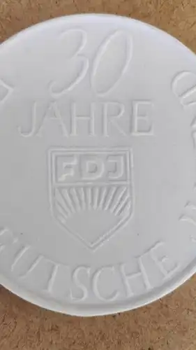 F340/ FDJ Meissen Medaille 30 Jahre Freie Deutsche Jugend Ernst Thälmann DDR