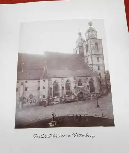 F302/14 Großformatige Fotos  Stadt Wittenberg ca 48 x41 cm Rarität