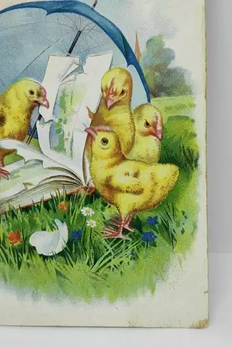 E802/ antike Osterkarte Postkarte Ostergrußkarte Amerika  Easter