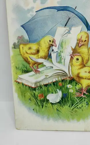 E802/ antike Osterkarte Postkarte Ostergrußkarte Amerika  Easter