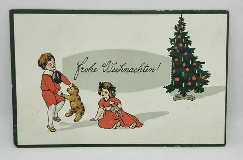 E804/ antike Glückwunschkarte  Weihnachten Weihnachtskarte
