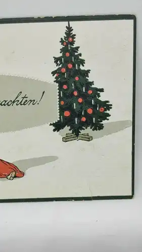 E804/ antike Glückwunschkarte  Weihnachten Weihnachtskarte