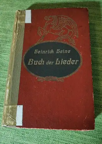 F163/ Buch der Lieder von Heinrich Heine Verlag Herrmann Seemann Nachf.