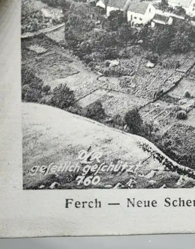 E803/ Ferch-Schwielowsee Neue Scheune Fliegeraufnahme ungelaufen