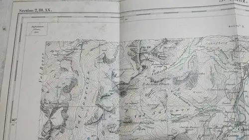 F130/ Topographischer Atlas der Schweiz Siegfriedatlas Maßstab 1 : 50 000