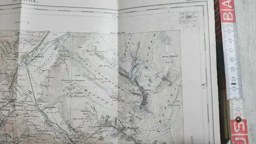 F130/ Topographischer Atlas der Schweiz Siegfriedatlas Maßstab 1 : 50 000