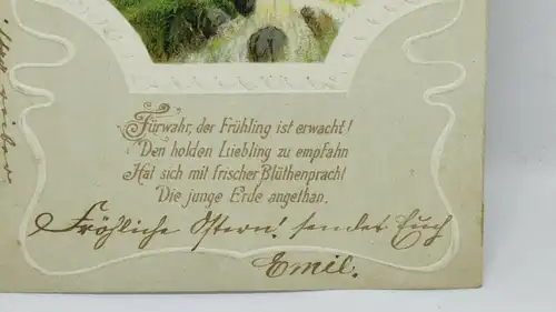 E802/ antike Osterkarte Postkarte Ostergrußkarte