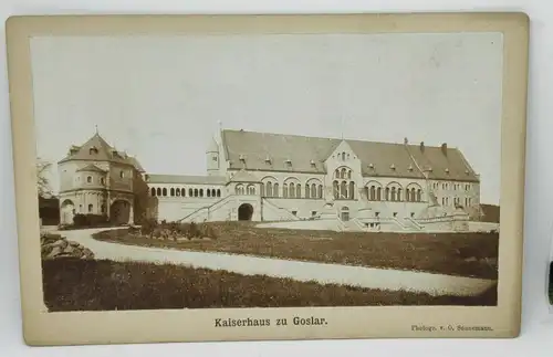 E801/ Altes Foto auf Karton Harz Kaiserhaus zu Goslar