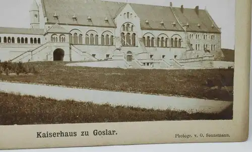 E801/ Altes Foto auf Karton Harz Kaiserhaus zu Goslar