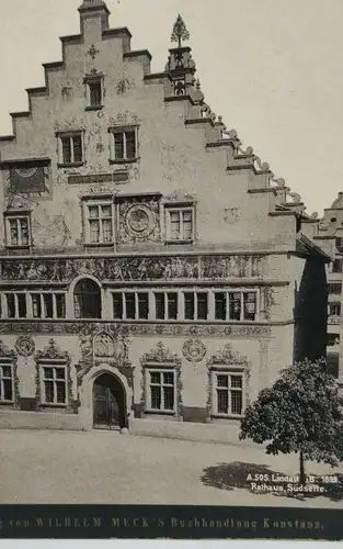 E801/ Altes Foto auf Karton Lindau i. B. 1899 Rathaus Südseite