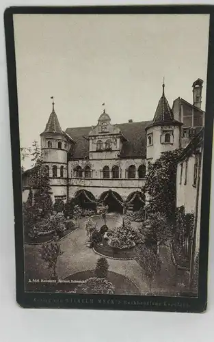 E801/ Altes Foto auf Karton KONSTANZ Rathaus Hofansicht