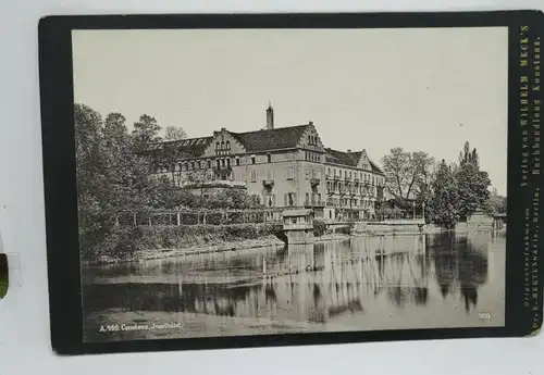 E801/ Altes Foto auf Karton KONSTANZ Inselhotel