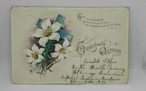 E802/ antike Osterkarte Postkarte Ostergrußkarte 