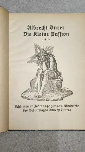 F70/ Albrecht Dürer Die kleine Passion 1946